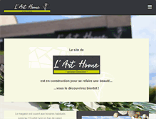 Tablet Screenshot of larthomefleur.com